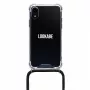 Lookabe telefoonhoesje met ketting voor iPhone XR, goud/zwart
