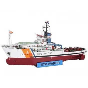 REVELL plastic modelbouwpakket schip Kustwacht Waker schaal 1:200 – gedetailleerd montagepakket