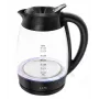 Lafe Essential XL CEG016 glazen elektrische waterkoker, 2 l, 2200 W, zwart