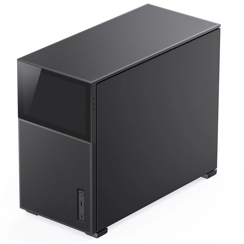 Jonsbo D31 MESH Screen Micro-ATX-behuizing, gehard glas - zwart