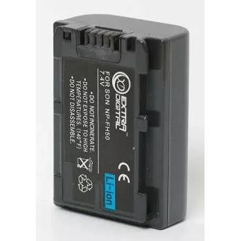 Extra Digital NP-FH50 accu 7,2V 1860mAh voor compatibele camera's en recorders