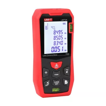 Laser-afstandsmeter UNI-T LM70A – 70 m meetbereik, 1 mm nauwkeurigheid