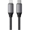 Satechi ST-TCL10M USB-kabel 0,25 m USB-C USB-C/Lightning zwart grijs