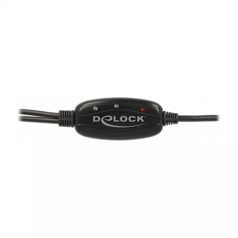Seriële kabel DeLOCK 63466 USB Type-A DB-9 1,5 m zwart groen geel