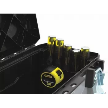 Stanley 1-95-616 klein onderdelen-/gereedschapskist zwart, grijs