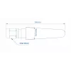 Compacte rechte mobiele antenne TELTONIKA 003R-00281 5 dBi voor mobiele en draadloze apparaten