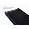 Kaarthouder-achterkant VixFox voor iPhone XSMAX, marineblauw, achterklep met geïntegreerde kaarthouder