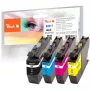 Peach multipack met chip, compatibel met Brother LC-3217VALP