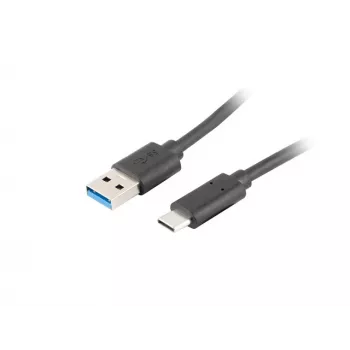 Lanberg CA-USBO-31CU-0018-BK USB-kabel 1,8 m USB 3.2 Gen 1 (3.1 Gen 1) USB-C USB-A zwart (CA-USBO-31CU-0018-BK)