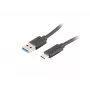 Lanberg CA-USBO-31CU-0018-BK USB-kabel 1,8 m USB 3.2 Gen 1 (3.1 Gen 1) USB-C USB-A zwart (CA-USBO-31CU-0018-BK)