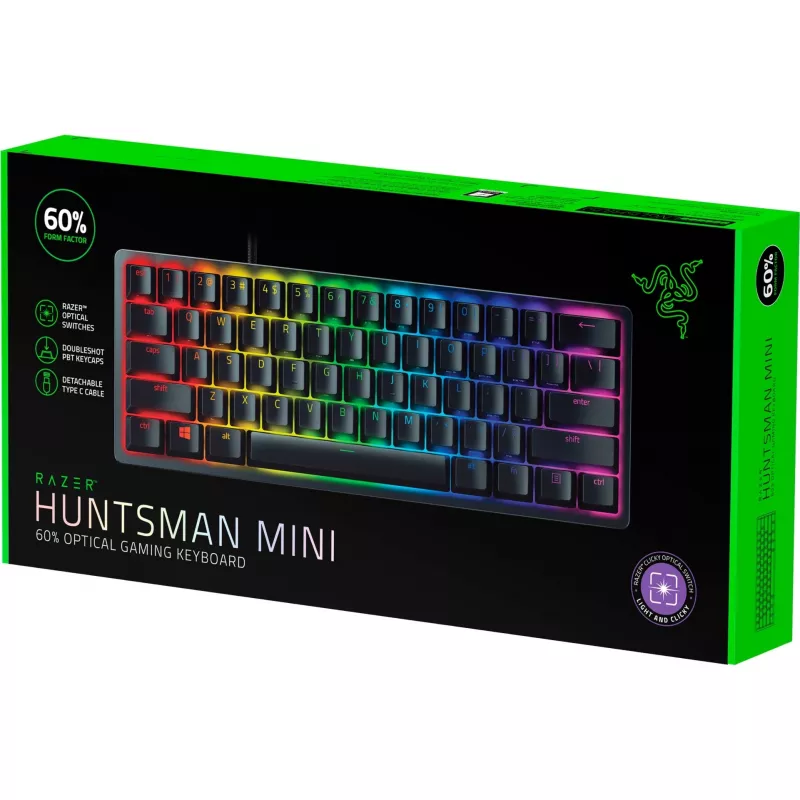 Razer Huntsman Mini clicky optical switch paars toetsenbord