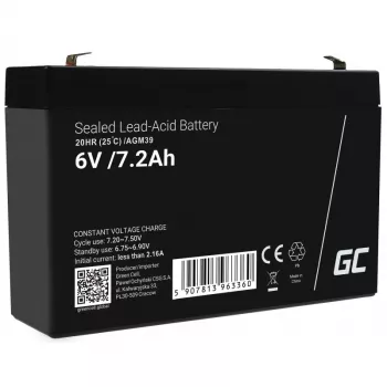 Green Cell AGM39 industriële accu 7200 mAh 6 V