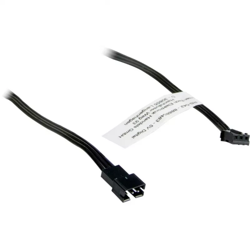 Computerbehuizing verlichtingsset INTER-TECH RS-042 RGB — RGB-ledstrip 1000 mm, 10 mm breed, zwart