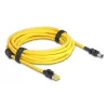 Netwerkkabel DeLOCK 81253 zwart geel 5m Cat6