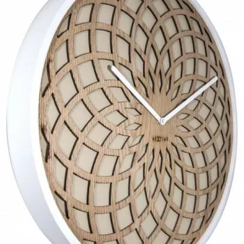 NeXtime klok 3150be Sun Small, Ø35 cm, wand, beige