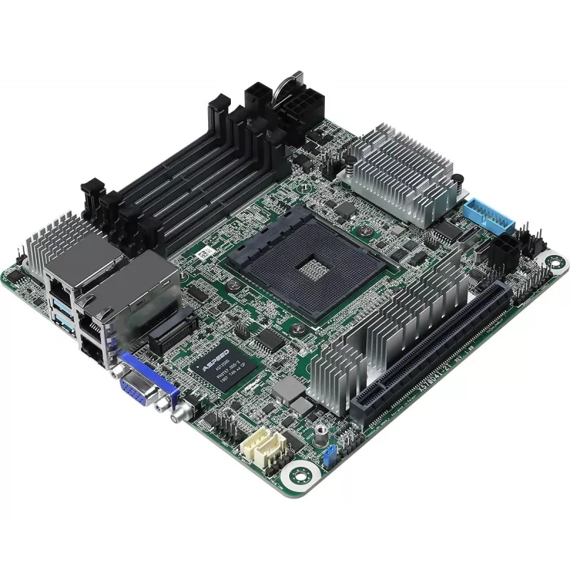 ASRock X570D4I-2T moederbord AMD X570 socket AM4 Mini ITX
