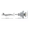 Cobi bouwstenen Boeing F-15EX Eagle II modelset COIB-5900, verzamelbare schaalbouwset