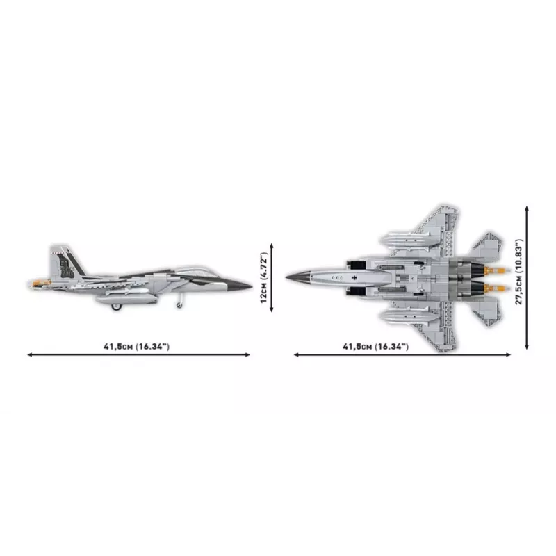 Cobi bouwstenen Boeing F-15EX Eagle II modelset COIB-5900, verzamelbare schaalbouwset