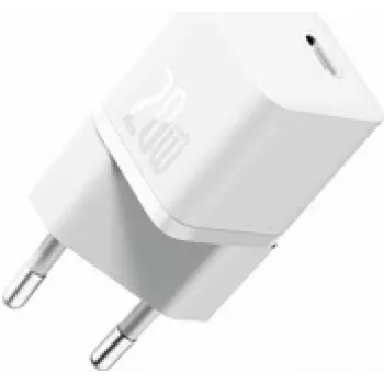 Baseus Gan5 Fast Charger Mini 1C 20W Smartphone universeel wit
