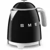 SMEG waterkoker (KLF05BLEU) mini 0,8L zwart