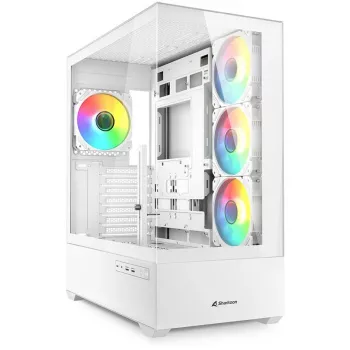 PC-behuizing Sharkoon AK6 RGB, ATX, wit