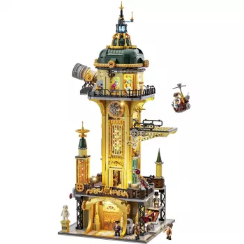 Steampunk wachttoren, constructiespeelgoed