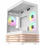 PC Micro Tower behuizing THERMALTAKE View 170 WS ARGB Snow — Micro ATX, wit, 2x120mm zijkant, 1x120mm achterkant, voeding onder, ondersteunt 2,5 inch/3,5 inch