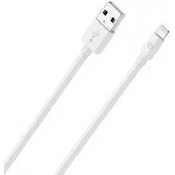 Mobiele telefoonkabel RealPower 385240 2m USB A Lightning wit
