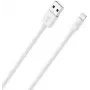 Mobiele telefoonkabel RealPower 385240 2m USB A Lightning wit