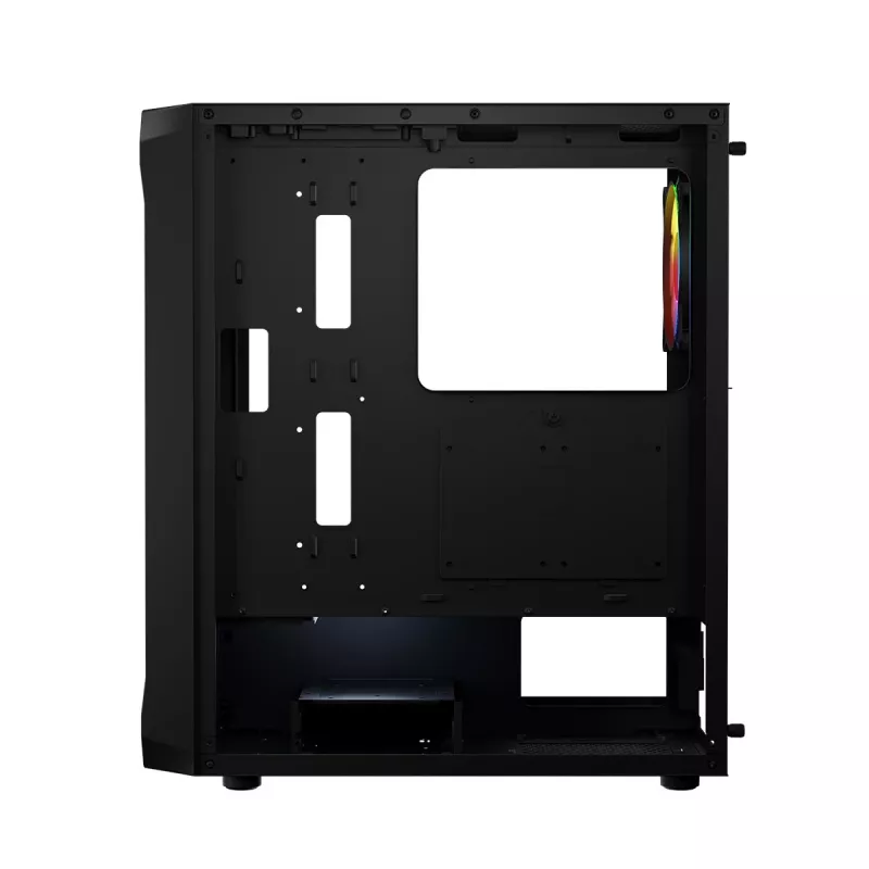 LOGIC CONCEPT Portos ARGB ATX mid-tower behuizing, zwart