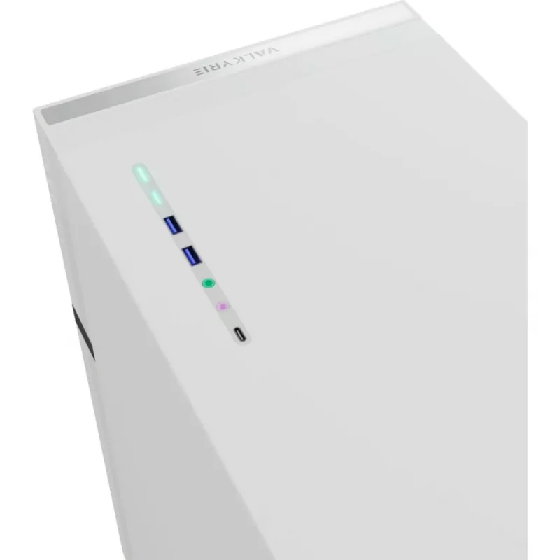 VK02 Lite, towerbehuizing wit, gehard glas