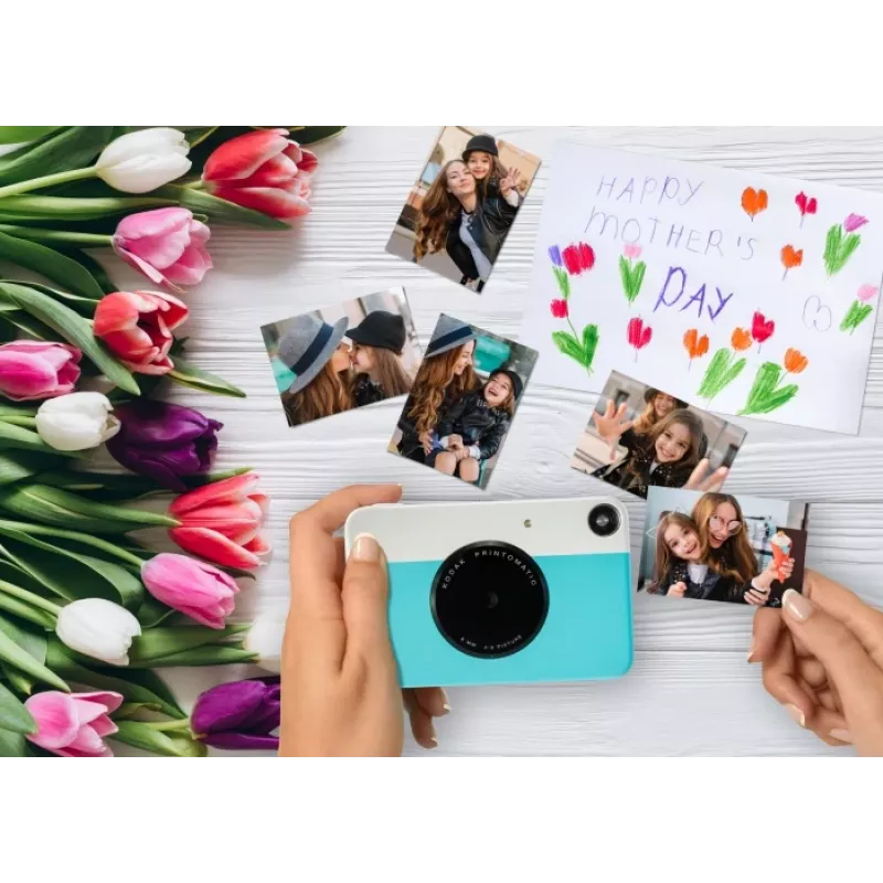 Kodak PRINTOMATIC Instantcamera, 2x3'', Blauw