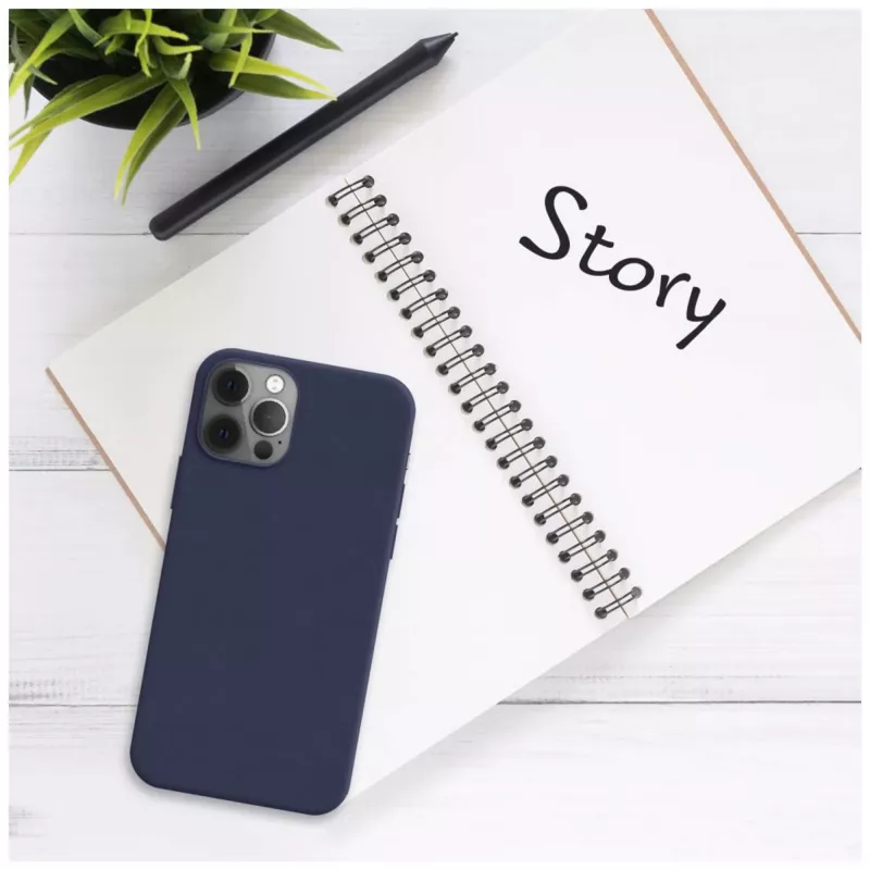 Telefoon-achtercover FIXED voor Samsung Galaxy A17 4G/5G — rubber blauw, beschermende achterhoes