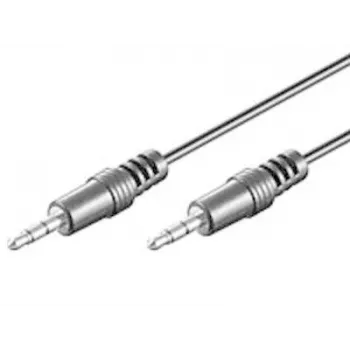Audiokabel 3,5 mm stekker naar stekker MediaRange MRCS140 1 m zwart