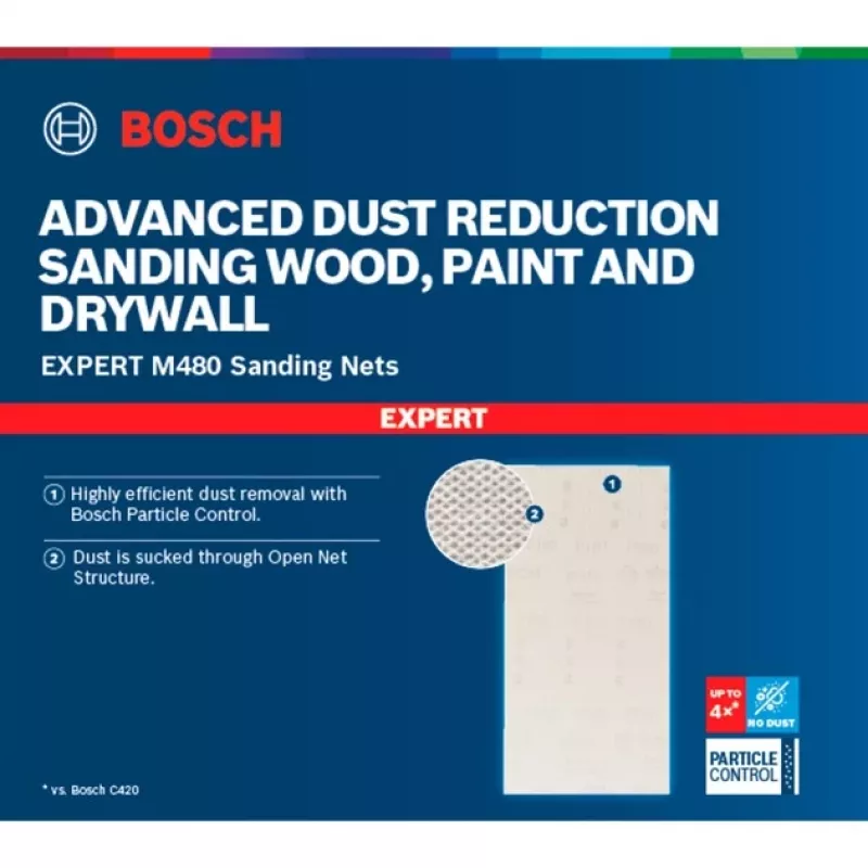 Bosch Expert M480 schuurnet