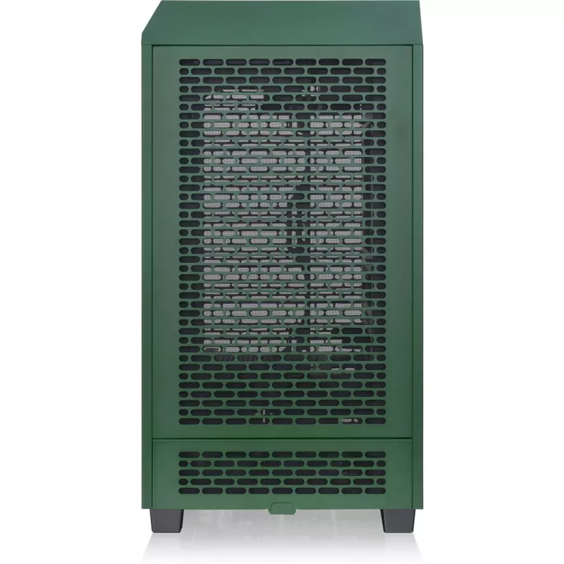 The Tower 200, tower-behuizing donkergroen, gehard glas