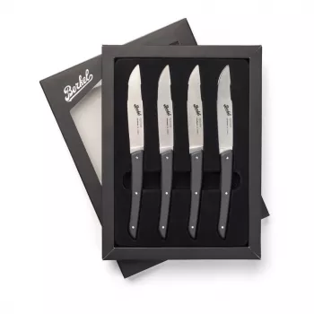 Berkel steakmessen set 4-delig kleur zwart