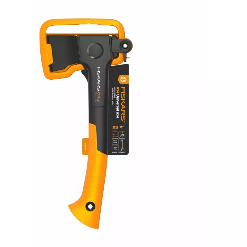 Fiskars 1069102 X14 bijl 355 mm 750 g gesmeed stalen blad ergonomische steel