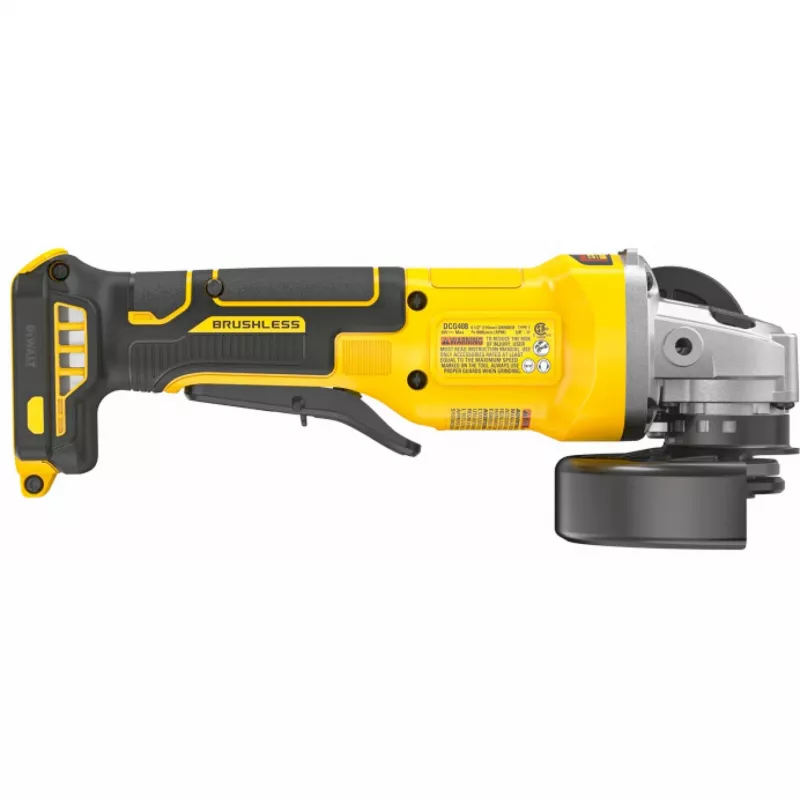 Haakse slijper DEWALT DCG408NT accu 18 volt geel/zwart