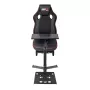 Racing cockpit Subsonic SA5681 zwart rood kunstleer mesh metaal