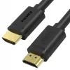 UNITEK Y-C138M HDMI-kabel 2 m HDMI type A (standaard) zwart