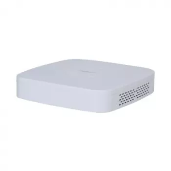 Netwerk-videorecorder DAHUA NVR2104-S3 4-kanaals, 1U, SATA-harde schijf tot 16 TB, 1080p/720p, 12V/1,5A, wit