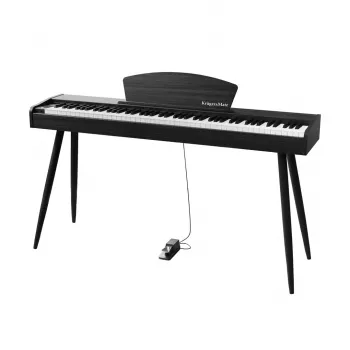 Digitale piano Kruger & Matz KMDP-45P-BK — matzwart oppervlak, gewogen toetsen