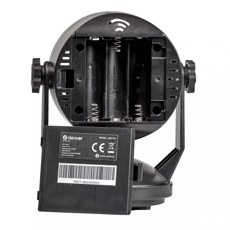 LED-discolamp DENVER LDB-319 – compacte LED-partylight, model 117220200040