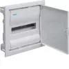 Hager Volta VU12NE inbouwverdeelkast, 1 rij, 12 modules, IP30, metalen deur, 348×356×98 mm, wit