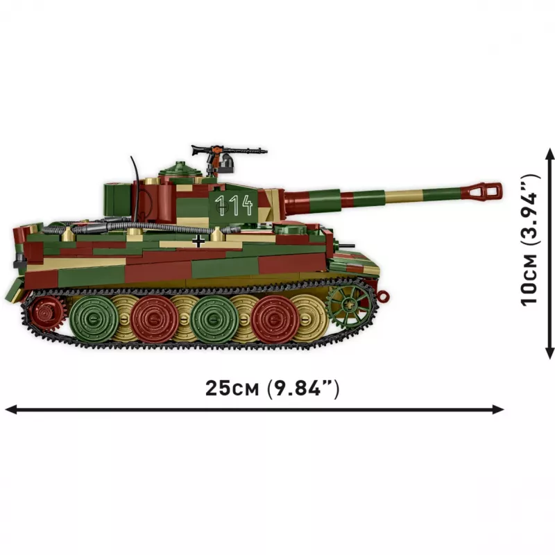 Bouwstenen Pz.Kpfw. VI Tiger uitvoering E 870 onderdelen