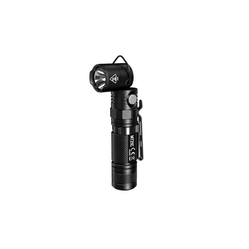 Handzaklamp Nitecore MT21C, 1000 lm, 131 mm, 103,5 g, accepteert 18650 of CR123, zwart