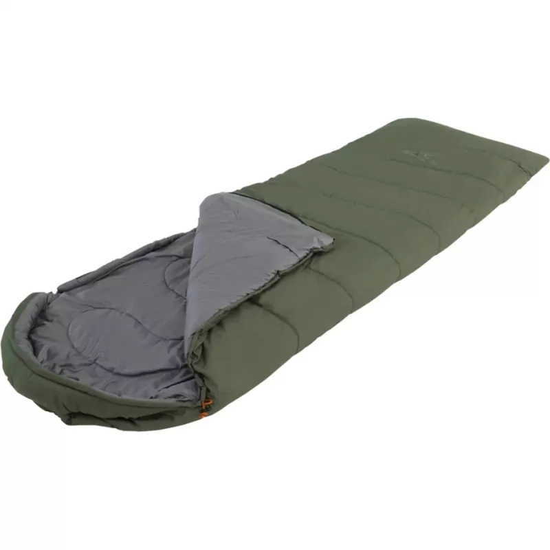 Slaapzak easy camp Raven II Square -3°C, olijfgroen, model 240208