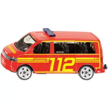 Usorteret Siku VW T5 brandweercommandovoertuig model SIE-30474970 spuitgiet-hulpvoertuig 1:87