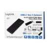 SSD-behuizing LogiLink UA0314 zwart M.2